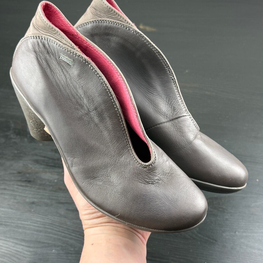 Camper Booties Ankle Boots 36 Beige Brown Shoes